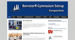 Desktop Screenshot of bernstorffgym.de