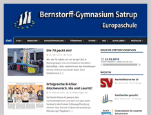 Tablet Screenshot of bernstorffgym.de